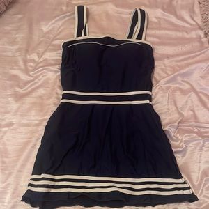 Shore Shapes Blue White Swimwear